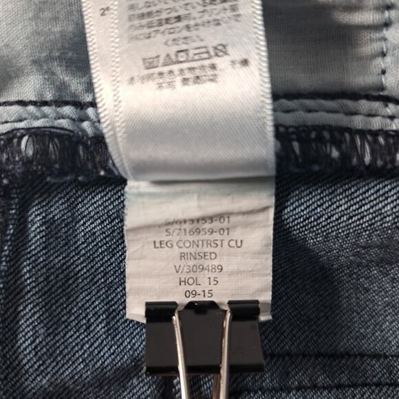 Gap Legging Jeans Womens 8/29 Blue Rinse Stretch Denim Jegging Slim Pants Cuffed - Picture 15 of 15